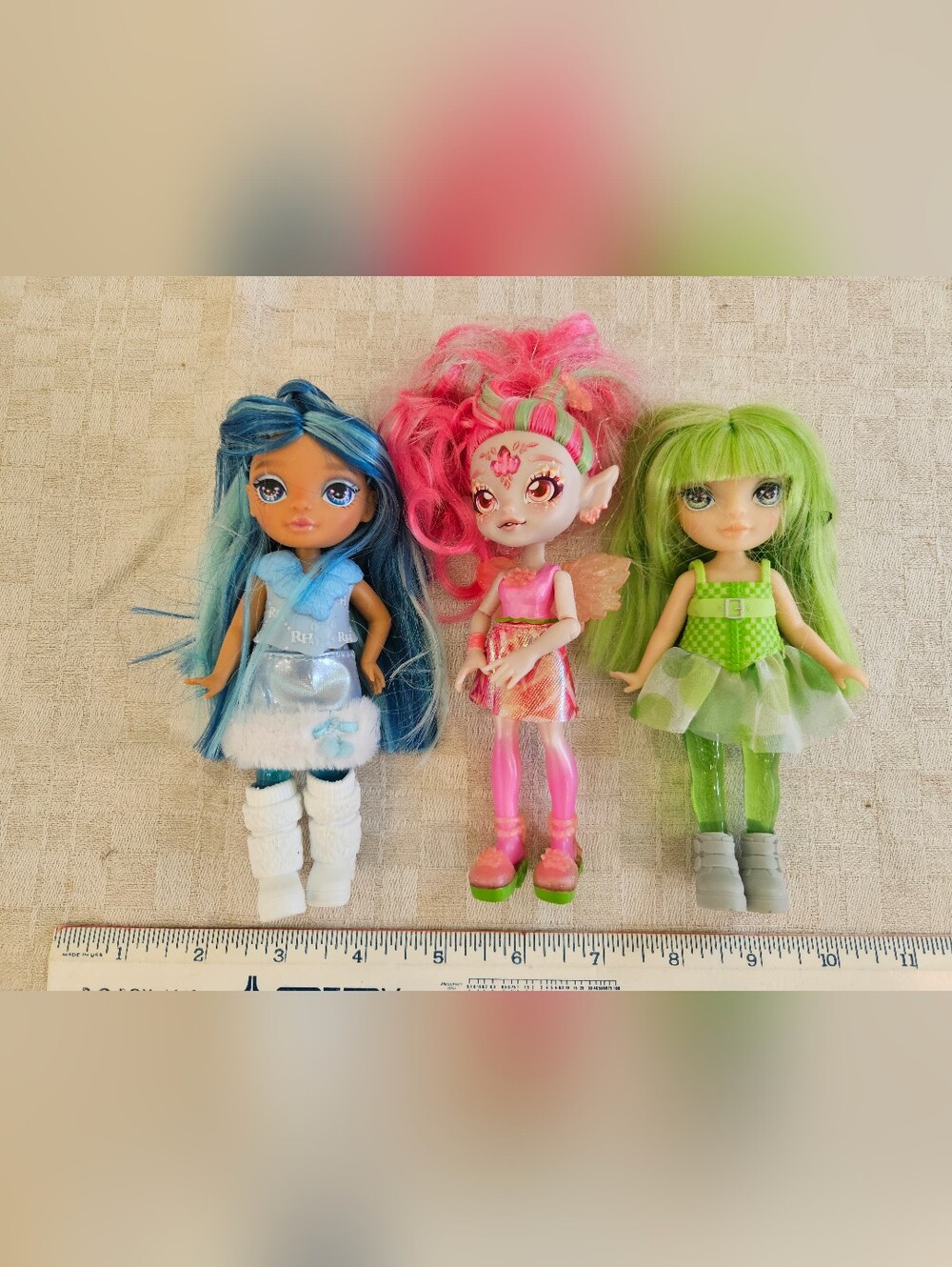 Magic Mixies Pixlings Faye the Fairy doll And Rainbow High Littles Rainbow Dolls
